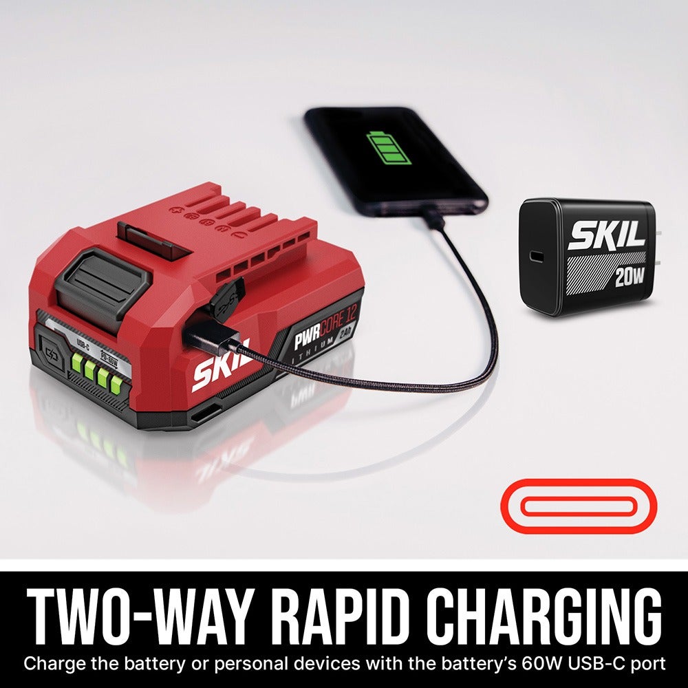 12V/20V Brushless Flip Drill, 12V Kit