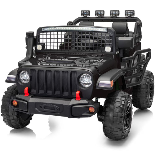 12V 7Ah Kids Ride on Truck, 2 Seater Electric Ride on Toys Car for Big Kids w/ Remote, Bluetooth