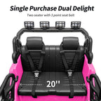12V 7Ah Kids Ride on Truck, 2 Seater Electric Ride on Toys Car for Big Kids w/ Remote, Bluetooth