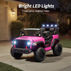 12V 7Ah Kids Ride on Truck, 2 Seater Electric Ride on Toys Car for Big Kids w/ Remote, Bluetooth